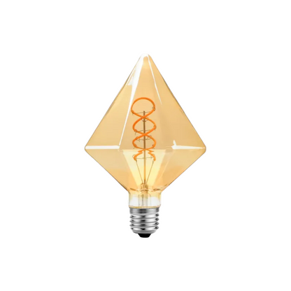 Retro Diamond Spiral E27 Screw Bulb 4W