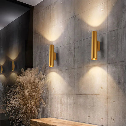 Layla - Modern Double Head Cylinder LED Wall Light