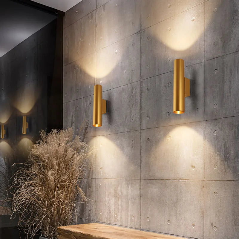 Layla - Modern Double Head Cylinder LED Wall Light