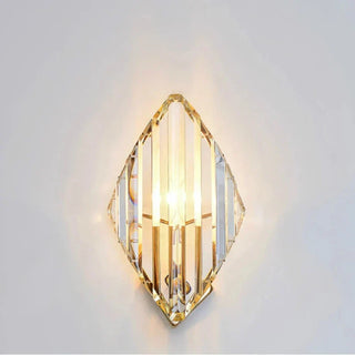 Jaela - Luxury Crystal Striped Gold Wall Light