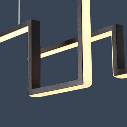  Modern Long Thin Hanging LED Chandelier