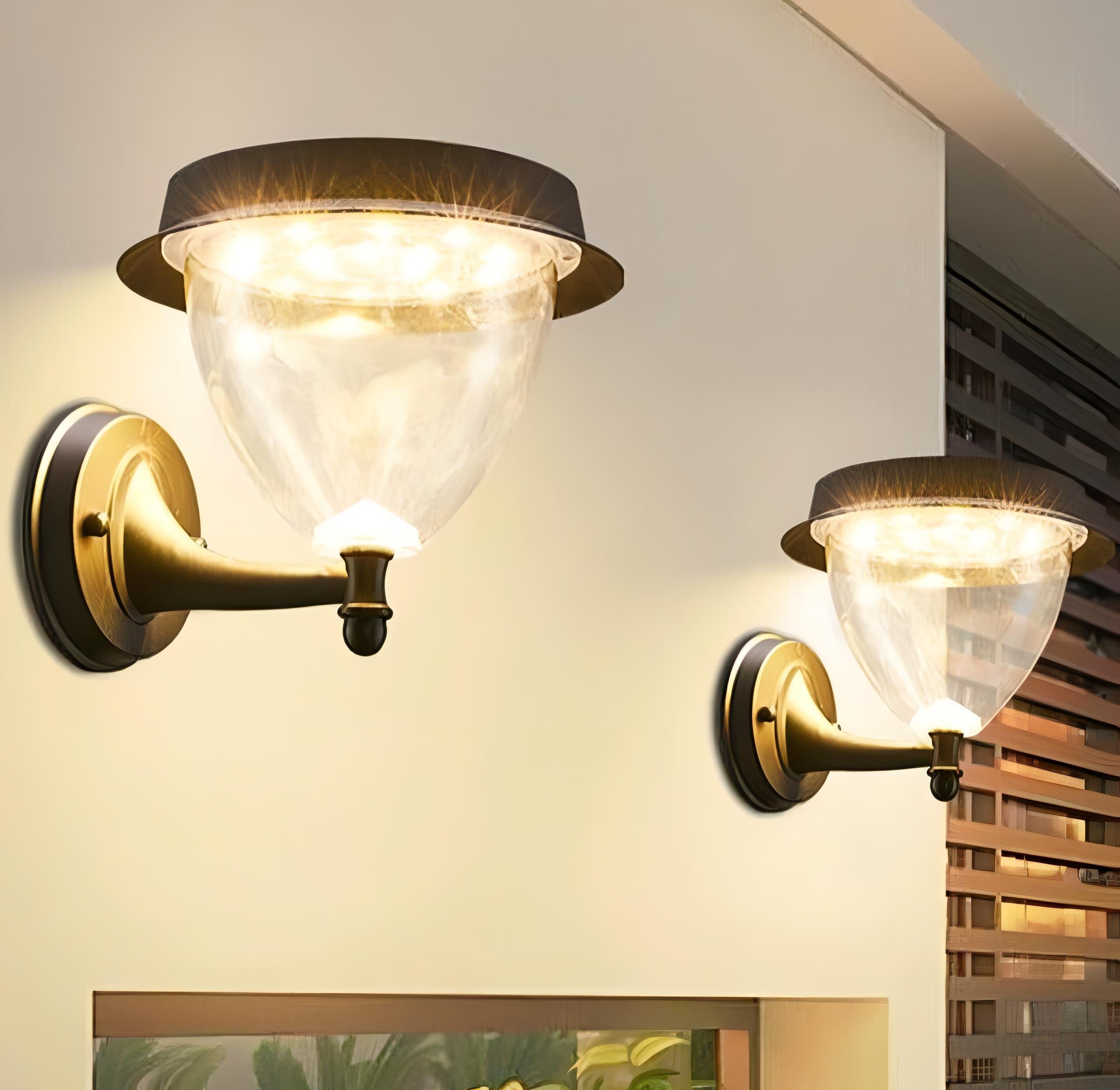 Nilufer - Solar Outdoor Wall Light