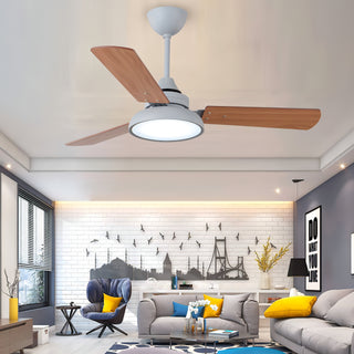 Cassius - Wood Ceiling Fan With Light