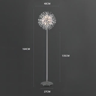 Ilias - Modern Dandelion Crystal Floor Light