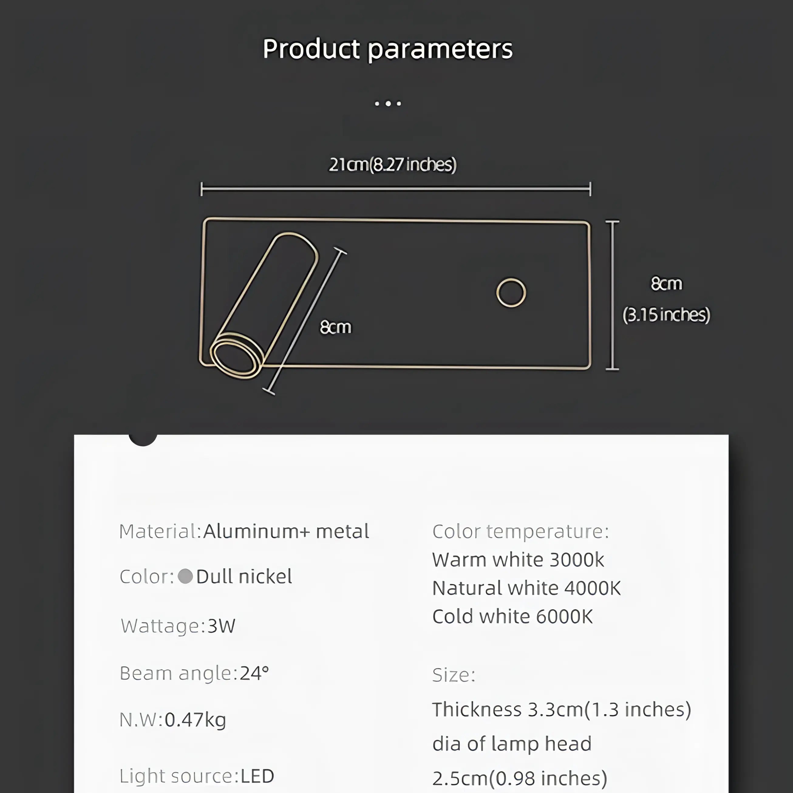 Autry - Adjustable Modern Silver Reading Wall Light
