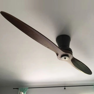 Ritchey - 60Inch 2 Blade Modern Silent Wooden Ceiling Fan with Remote Control