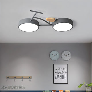 Villasenor - Modern LED Bike Flush Mount Ceiling Light