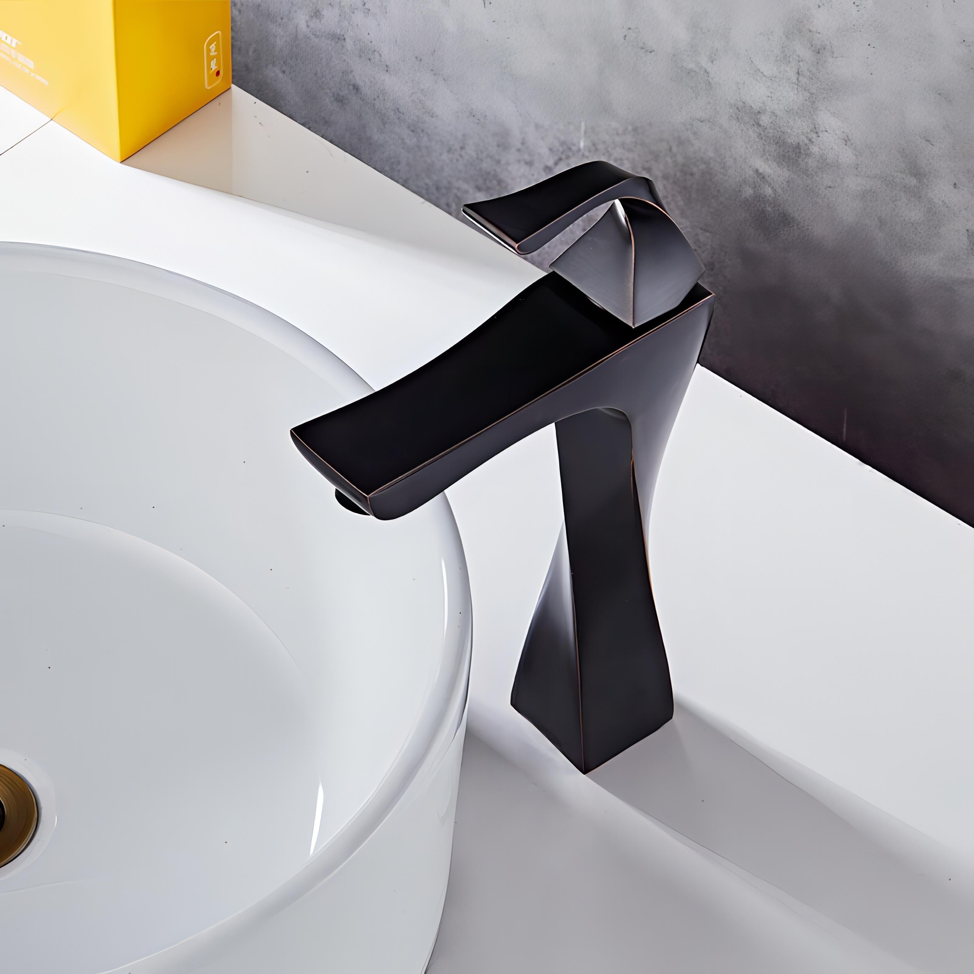 Kirill - Twisted Bathroom Single Handle Basin Tap