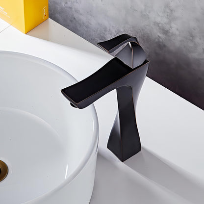 Kirill - Twisted Bathroom Single Handle Basin Tap