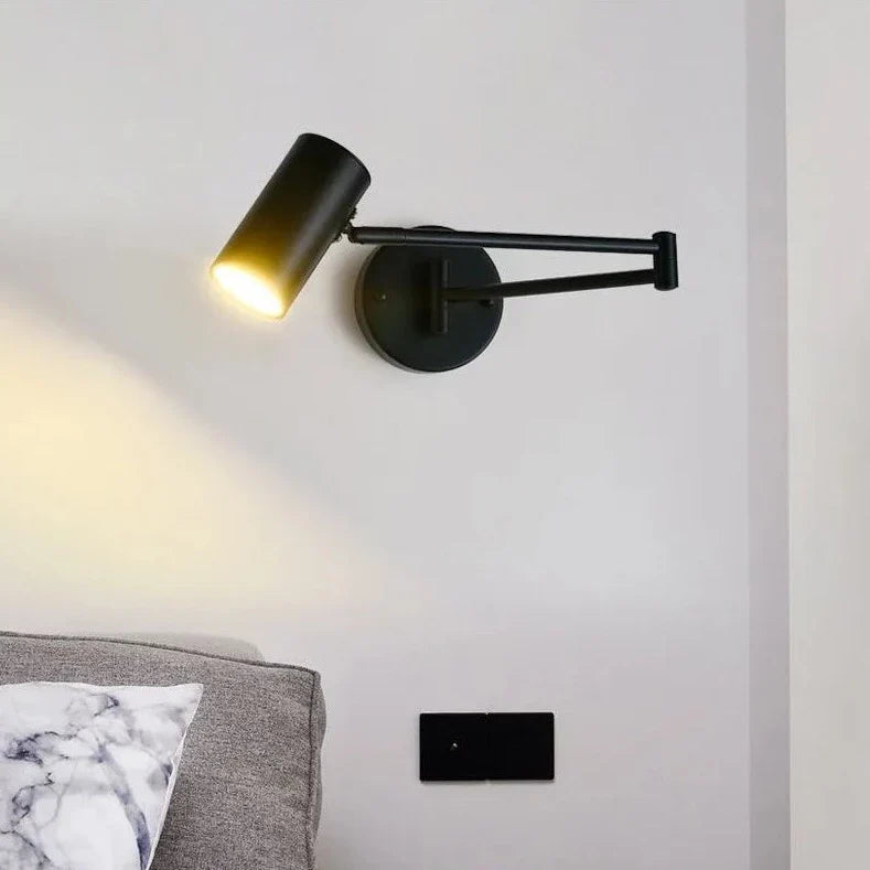 Delacruz - Folding Telescopic Rocker Long Rod Wall Light