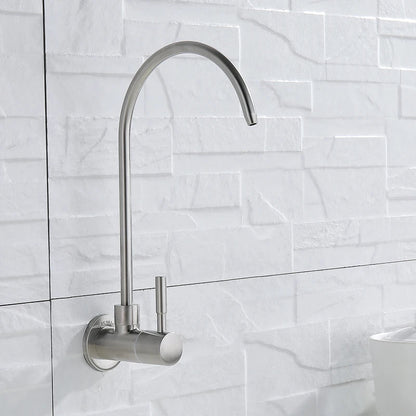 Irvin - Stainless Steel Curved Single Lever Cold Water Drinking Tap