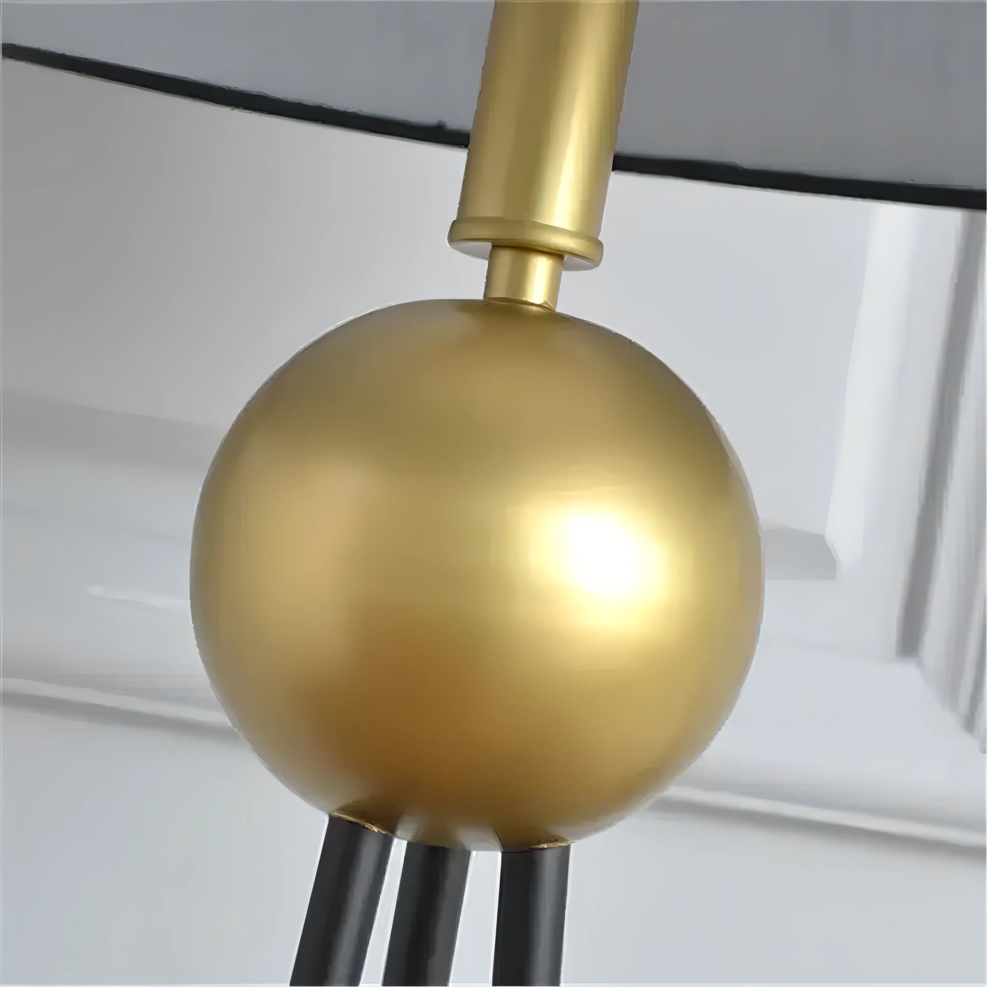 Sam - Vintage Inspired Fabric Tripod Floor Light