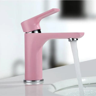 Mykala - Modern Single Handle Deck Mounted Bathroom Sink Faucet