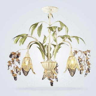 Thales - Modern Abstract Flower Leaf Vine Hanging Chandelier