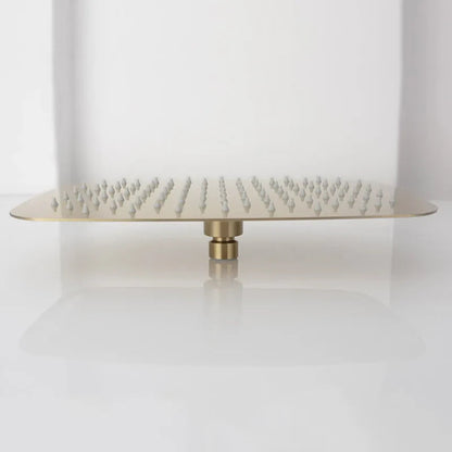 Benavides - Dual Handle Rain Shower Set with Wall Mounted Water Mixer