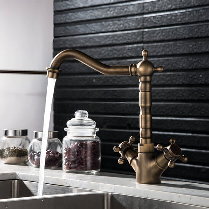 Kasen - 360 Degree Mixer Bronze Kitchen Tap
