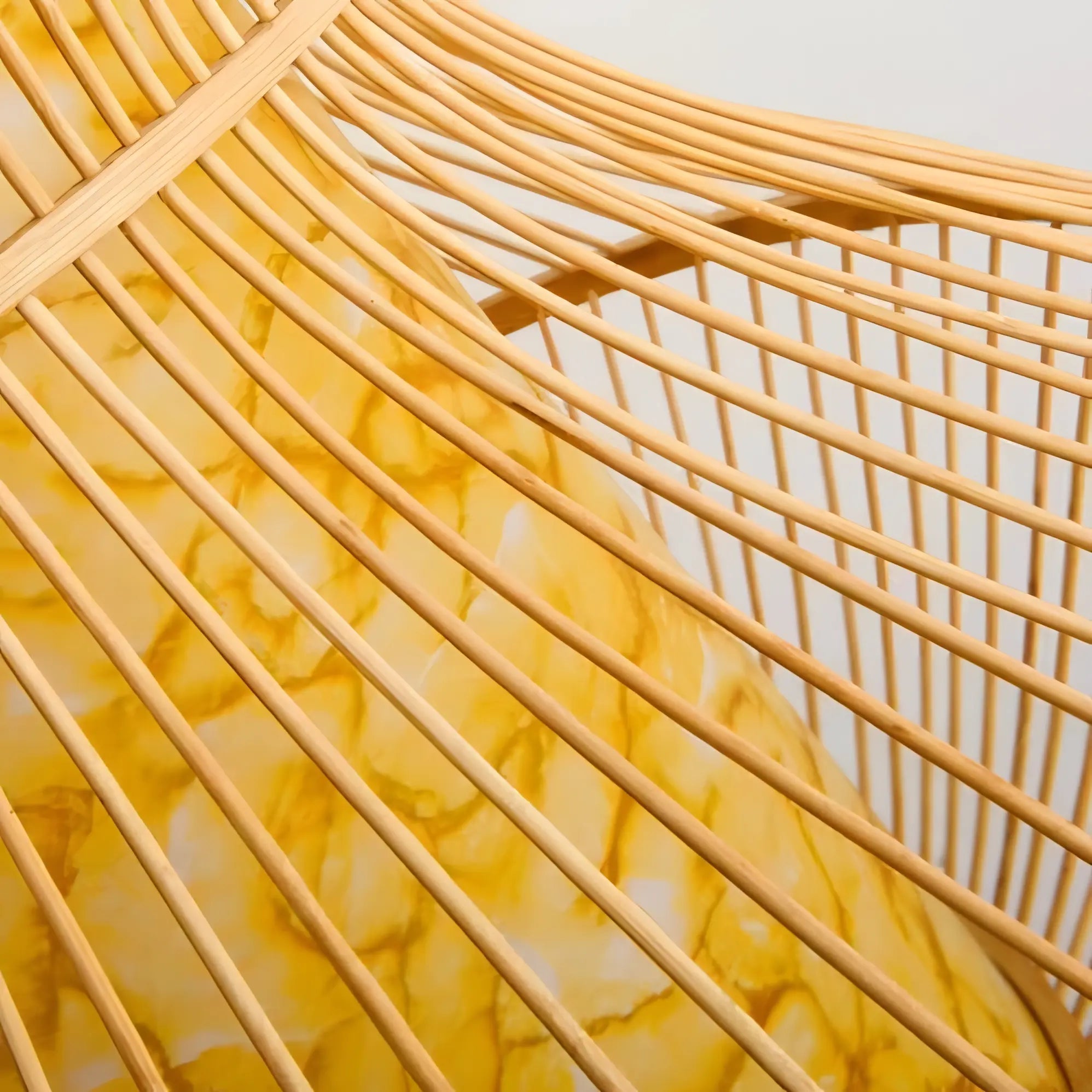 Madyson - Bamboo and Wooden Hand-Knitted Pendant Ceiling Light