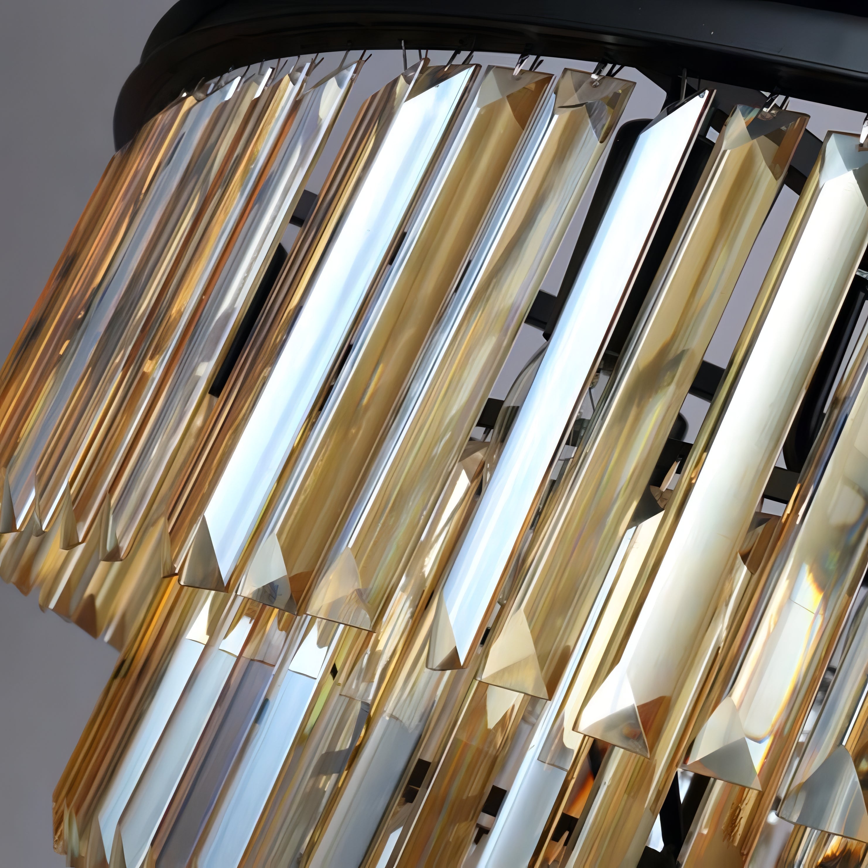 Arturo - Tapered Tiered Crystal Hanging Chandelier