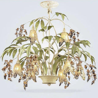 Thales - Modern Abstract Flower Leaf Vine Hanging Chandelier