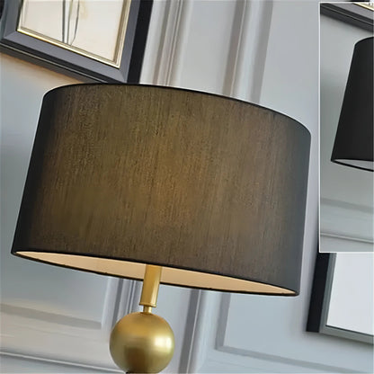 Sam - Vintage Inspired Fabric Tripod Floor Light