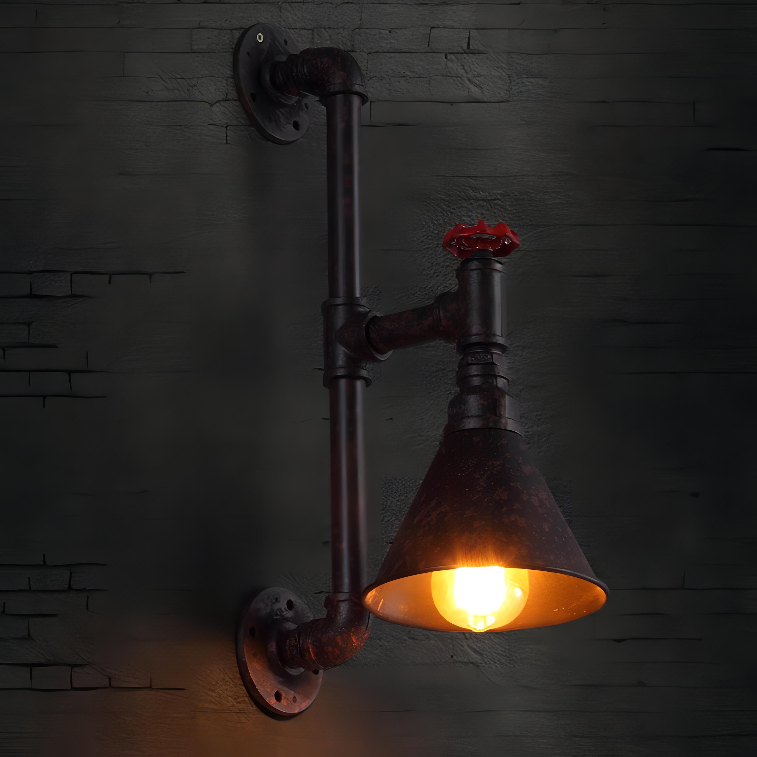 Arian - Retro Industrial Water Pipe Wall Light