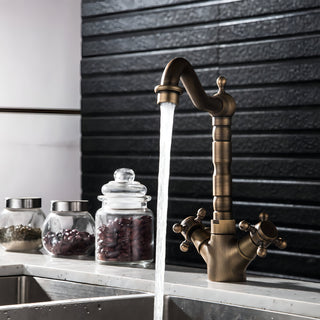 Kasen - 360 Degree Mixer Bronze Kitchen Tap