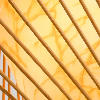 Madyson - Bamboo and Wooden Hand-Knitted Pendant Ceiling Light