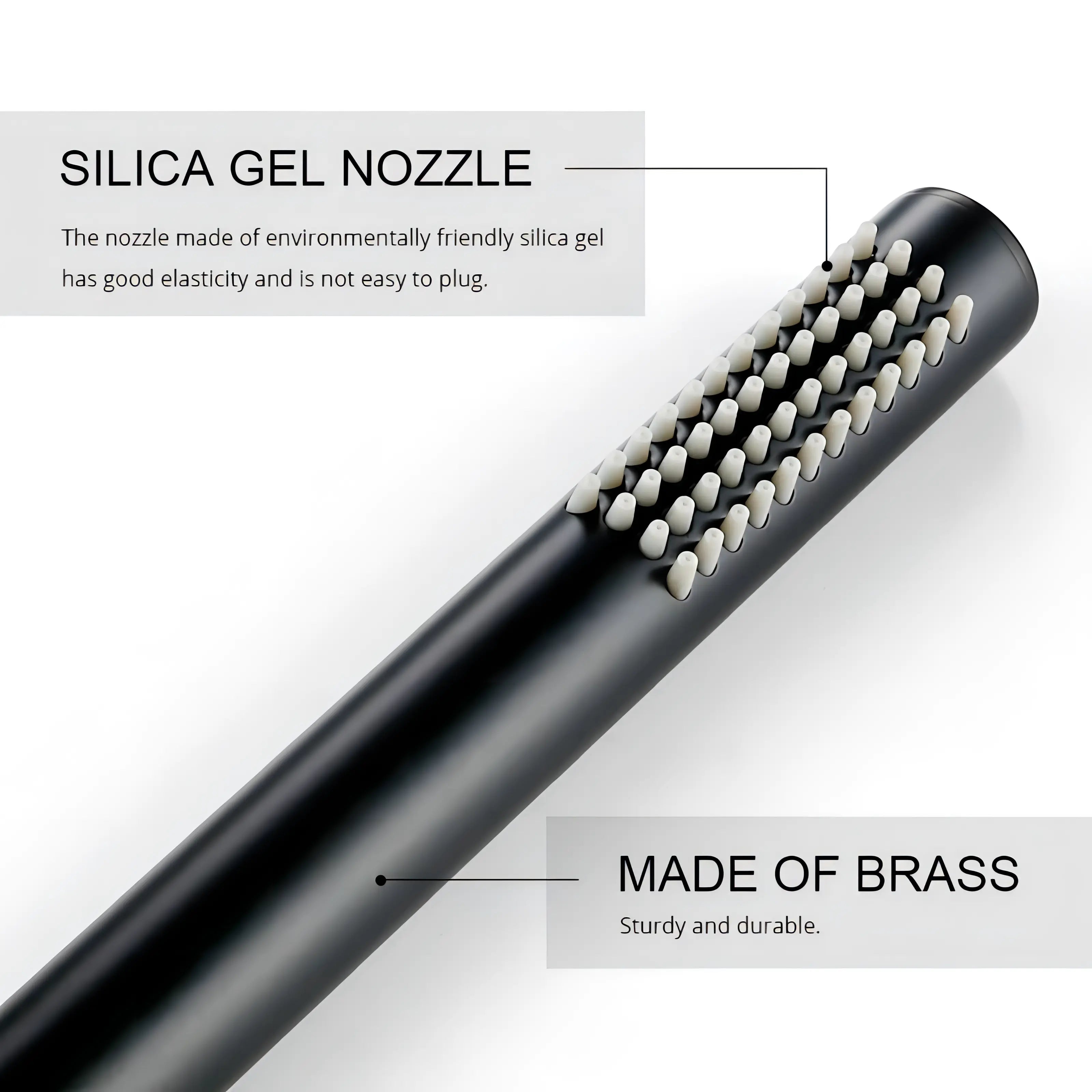 Gilmore - Modern Brass 8" Rainfall Head Wall Mounted Shower Set