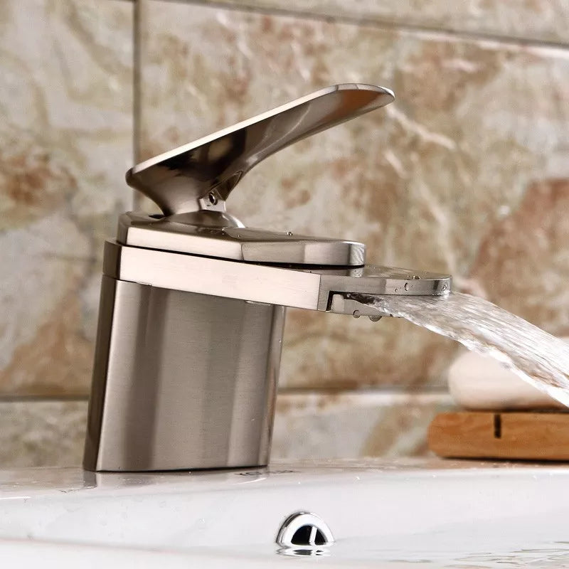 Famke - Waterfall Basin Single Lever Hot/Cold Mixer Tap