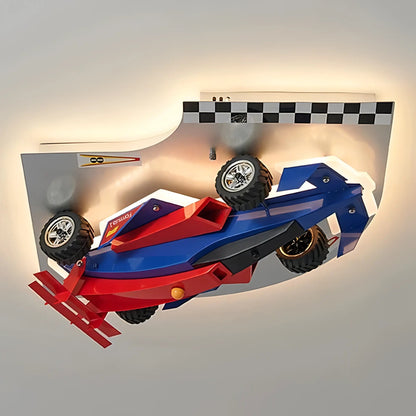Copeland - LED Hanging Racing Car Children's Ceiling Light