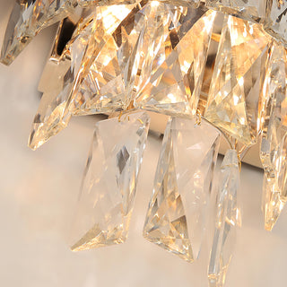 Cassian - Crystal Tiered Modern Glass Wall Light Chandelier