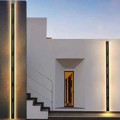 Stefani - Vertical LED Outdoor Wall Light Bar