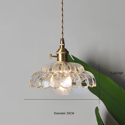 Valentin - Glass Round Pendant Hanging Ceiling Light