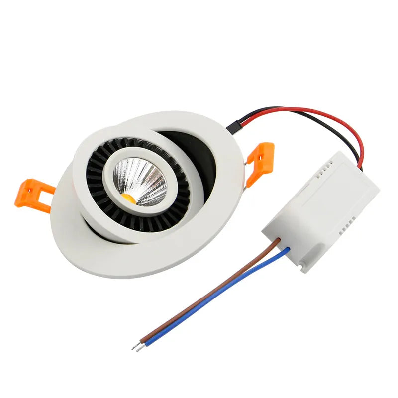 Elpida - Dimmable Ceiling Recessed Modern Rotatable Downlight