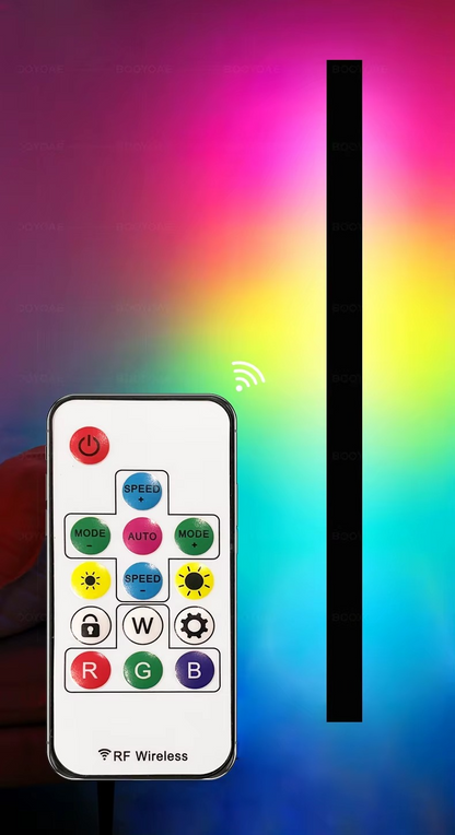 Asya - RGB Multicoloured Outdoor Wall Light Bar Waterproof