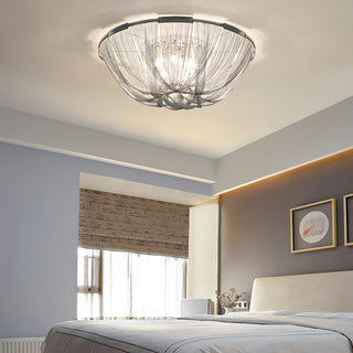 Kannon - Semi Flush Chain Tassel Hanging Ceiling Light Chandelier