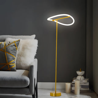 Oliver - Modern LED Swirl Floor Lamp