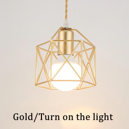 Crosby - Modern Metal Cage Pendant Ceiling Light