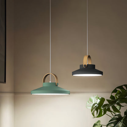 Zaire - Round Nordic Dish Belt Ceiling Pendant Light