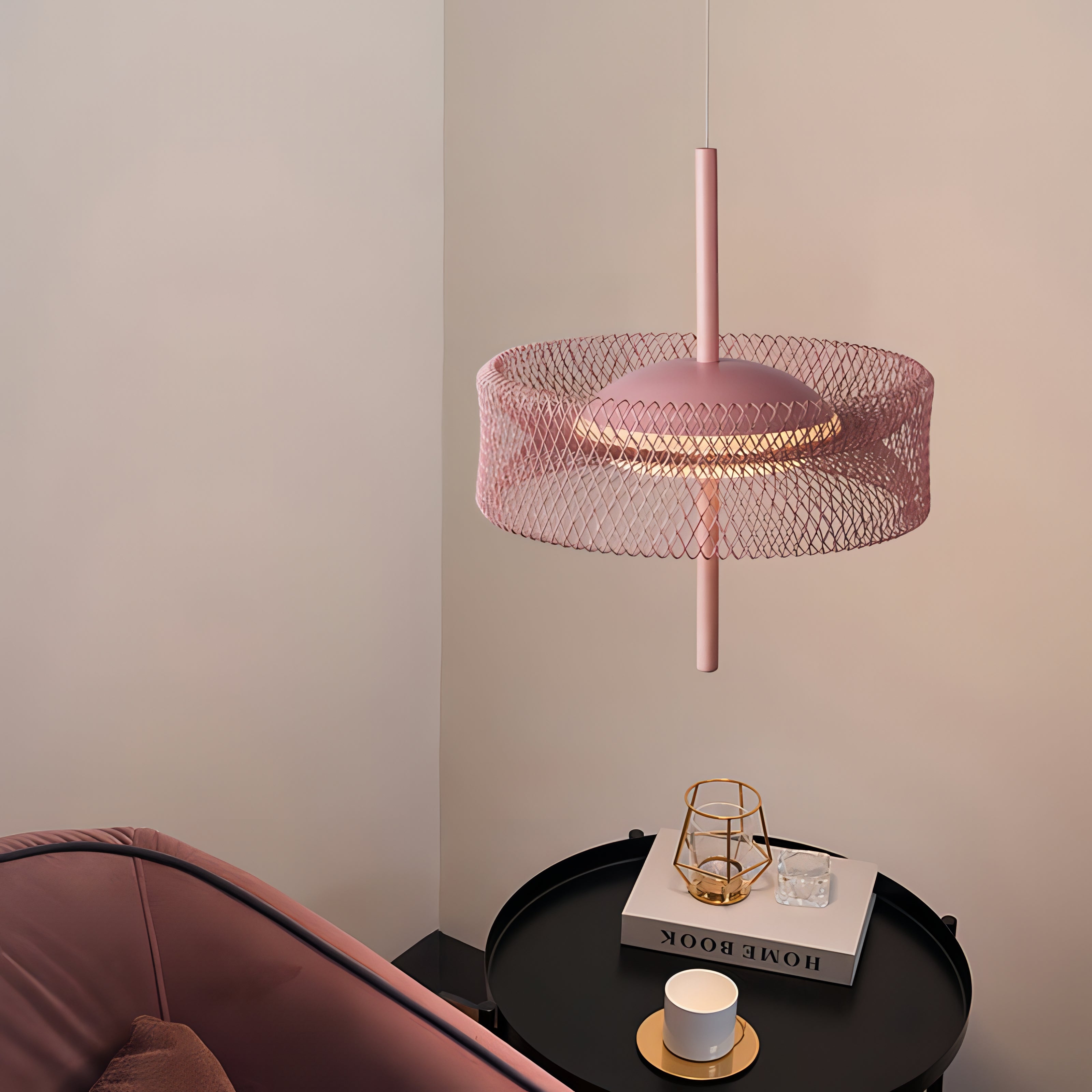 Quentin - Nordic Mesh Round Hanging Ceiling Pendant Light