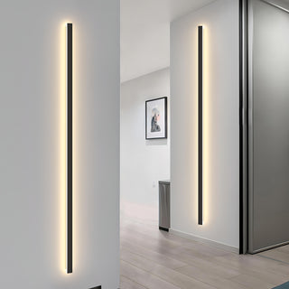 Jaxtyn - Modern Black Thin Strip Wall Light Bar Indoor/Outdoor