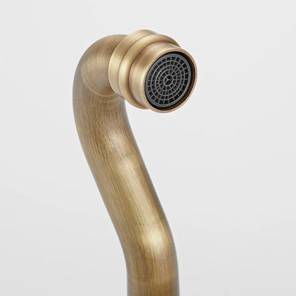 Herrick - Retro Ceramic Double Handle Wall Mounted Mixer Kitchen Tap