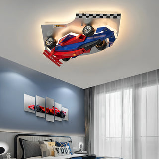 Copeland - LED Hanging Racing Car Children's Ceiling Light