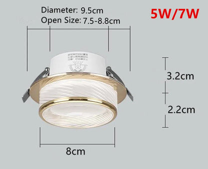 Nemone - Modern Dimmable Recessed Round LED Ceiling Downlight