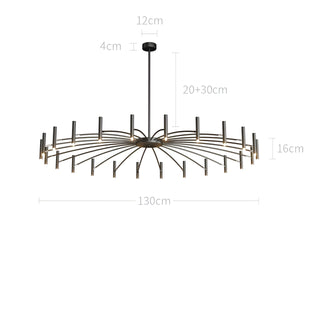 Bodie - Round Multi Adjustable Head Modern Ceiling Light Chandelier