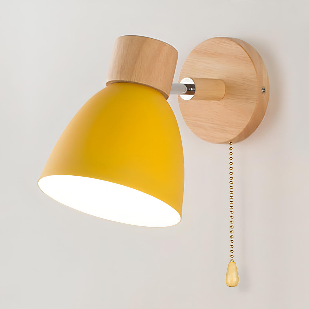 Yadiel - Wood Nordic Modern Hanging Switch Wall Light