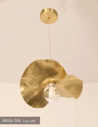Massey - Gold Leaf Hanging Pendant Ceiling Light