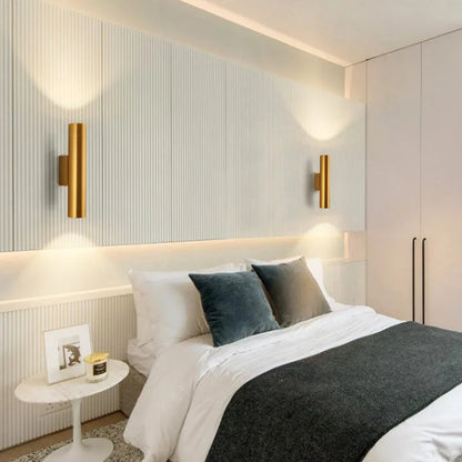 Layla - Modern Double Head Cylinder LED Wall Light