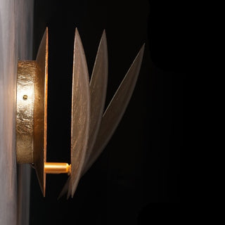 TIAMAT - Modern Round Gold Adjustable Wall Light