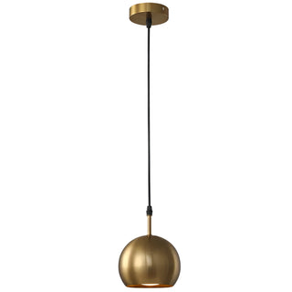 Constance - Gold Metal Round Hanging Pendant Ceiling Light